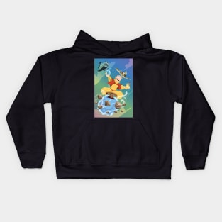 Element Master and Pets Kids Hoodie